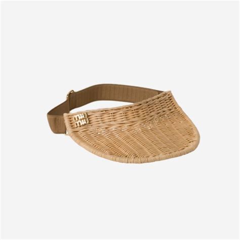 Natural Wicker Visor 